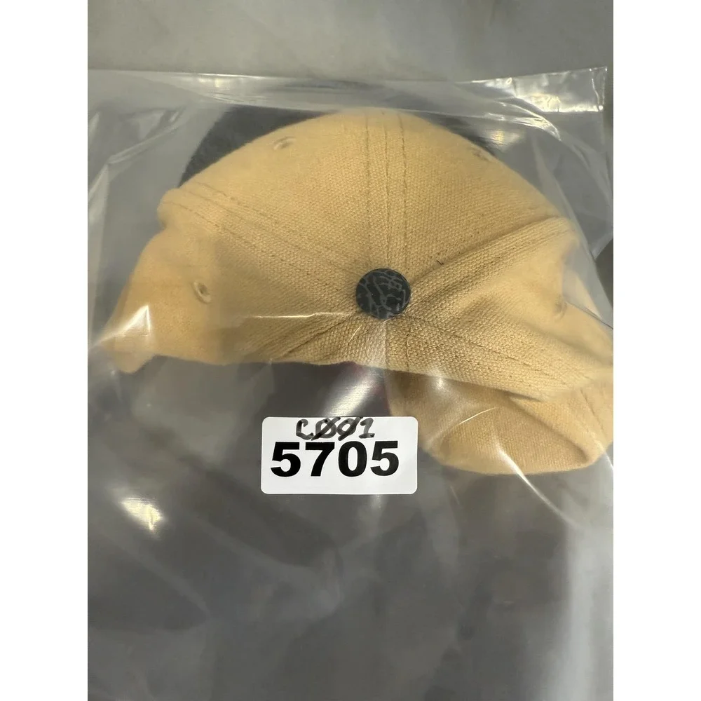 Chicago Bulls Hat Cap Snap Back OSFM Tan‎ Black NBA Basketball Ultra Game Mens